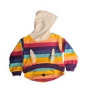 CASACO MOLETON COLORIDO COELHO