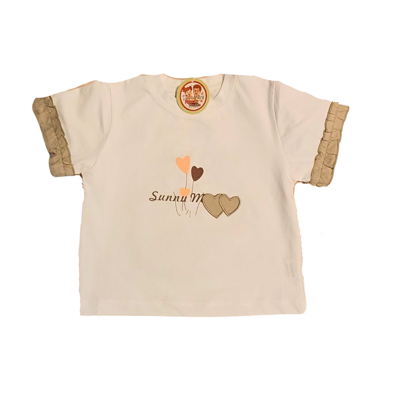 CAMISETA CORAÇÃO BORDADO