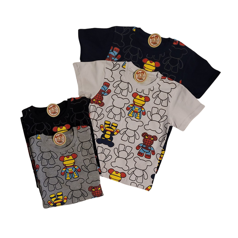 CAMISETA URSO COLORIDO