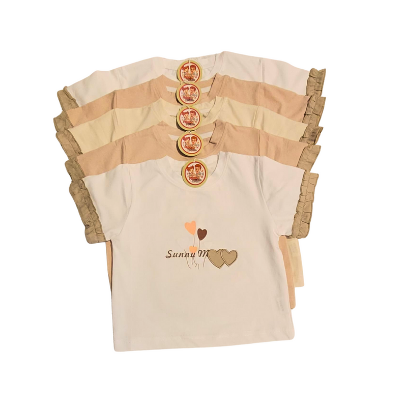 CAMISETA CORAÇÃO BORDADO