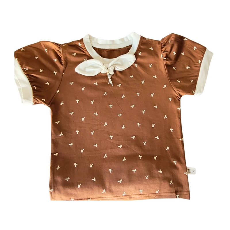 CAMISETA MALHA COM LAÇO