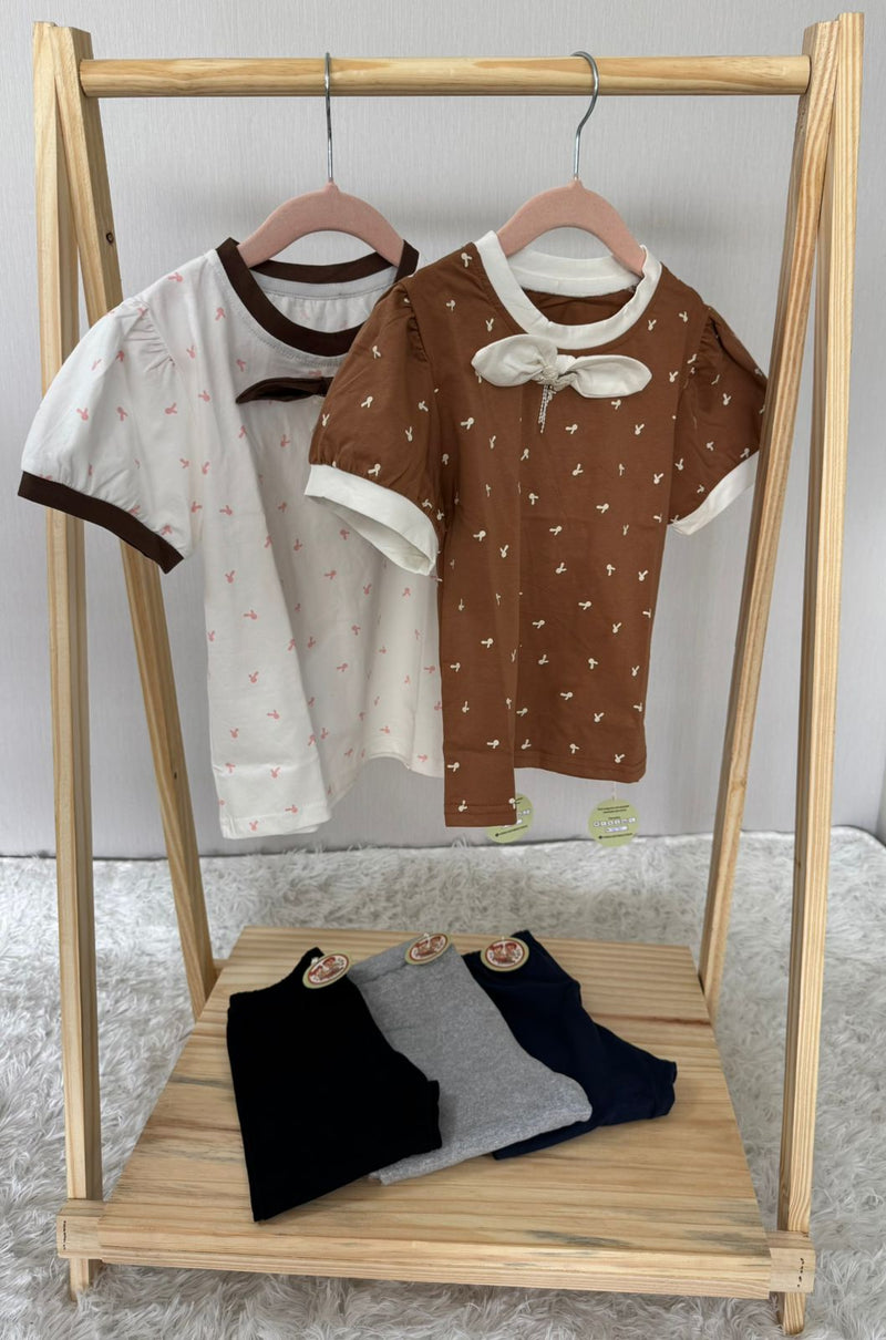 CAMISETA MALHA COM LAÇO