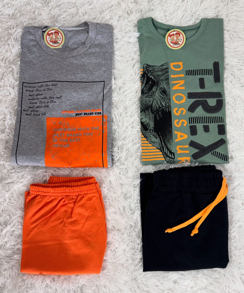 CONJUNTO BERMUDA E CAMISETA