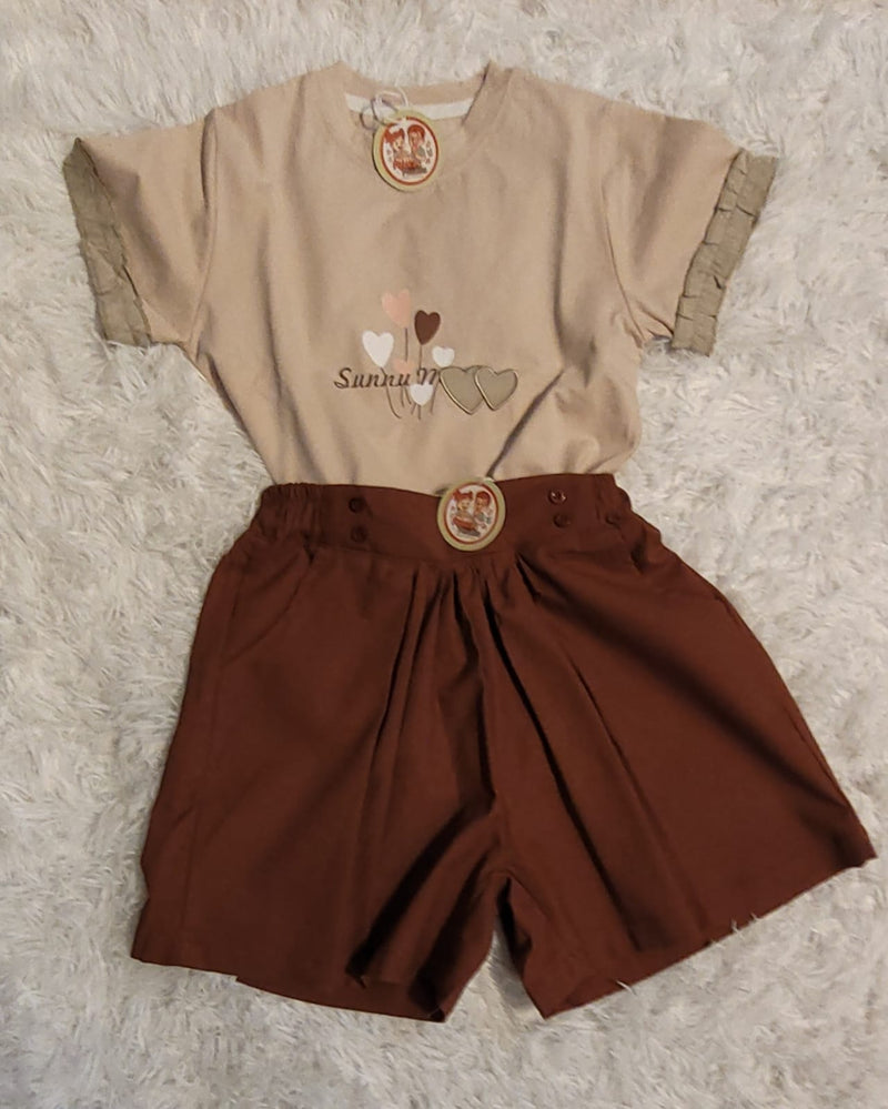 CAMISETA CORAÇÃO BORDADO