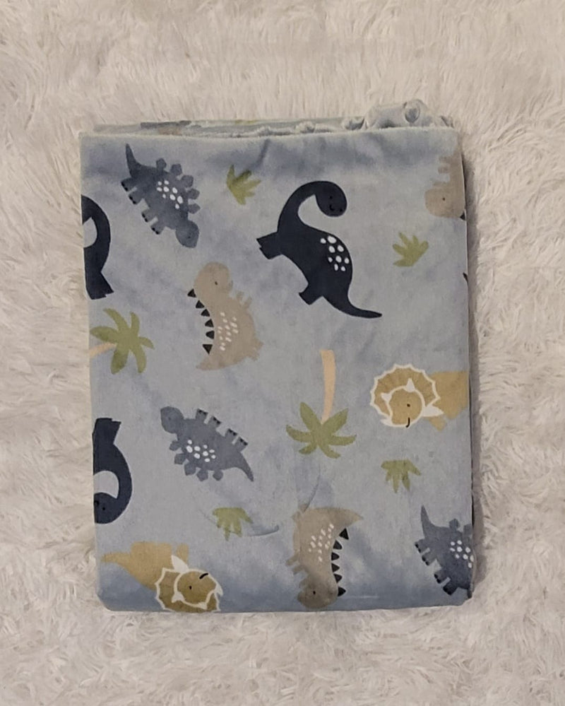 MANTA ACETINADA 0,75X 100CM DINOSSAURO