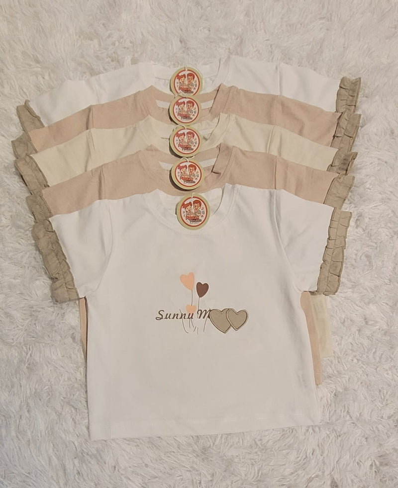 CAMISETA CORAÇÃO BORDADO