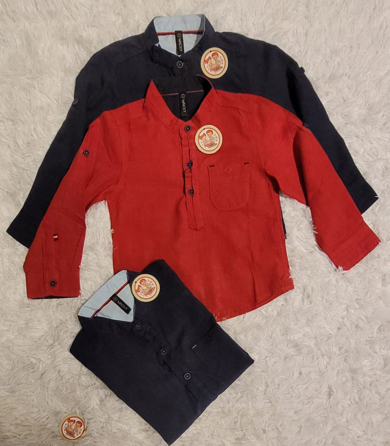 CAMISA SOCIAL GOLA PADRE MANGA LONGA