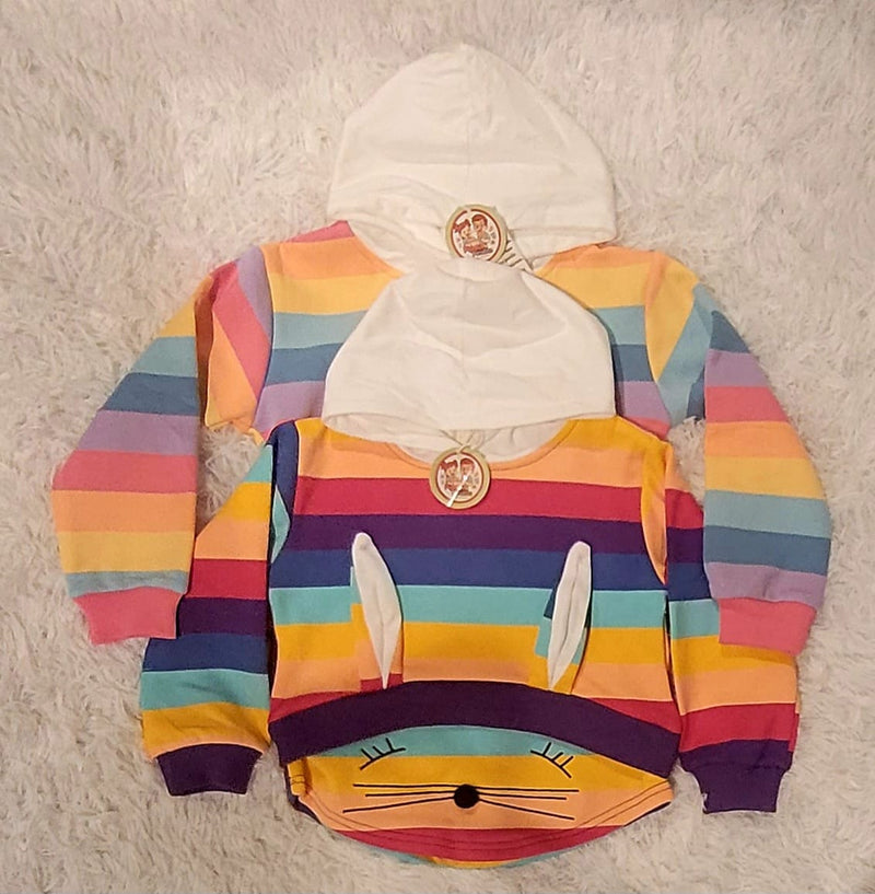 CASACO MOLETON COLORIDO COELHO